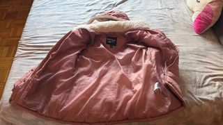 Abrigo acolchado Reebok rosa