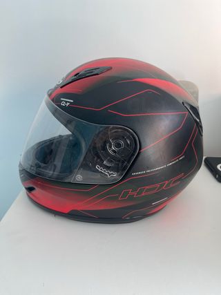 Casco Moto HJC CL-Y Negro/Rojo