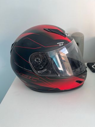 Casco Moto HJC CL-Y Negro/Rojo