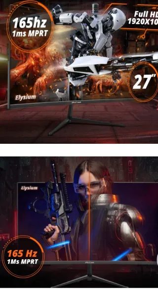 Monitor da gioco PcCom Elysium GO2780CV 27 FullHD 165Hz