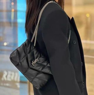 Bolso YSL Lou Lou Negro Piel Acolchado