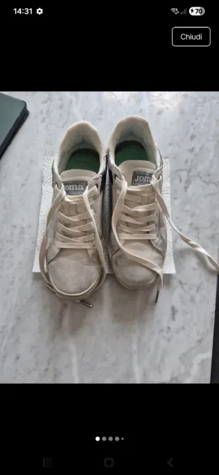 Scarpe Joma Donna Argento/Bianco