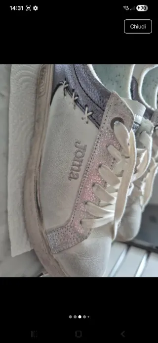 Scarpe Joma Donna Argento/Bianco