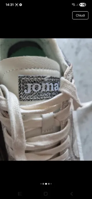 Scarpe Joma Donna Argento/Bianco