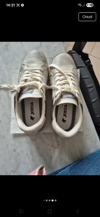 Scarpe Joma Donna Argento/Bianco