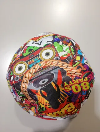 Gorro pescador reversible 80s party