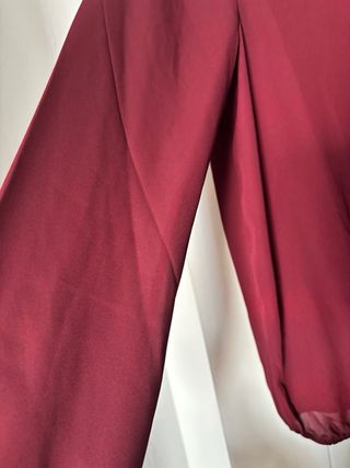 Blusa Zalando granate talla XS