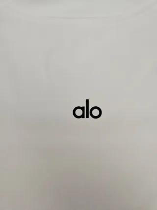 Camiseta deportiva Alo blanca