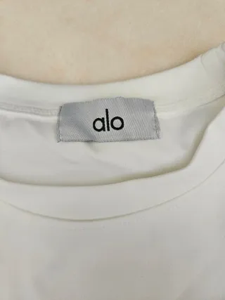 Camiseta deportiva Alo blanca