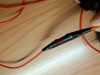 Cuffie jack 3,5mm nere e rosse