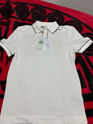 Polo Lacoste Blanco