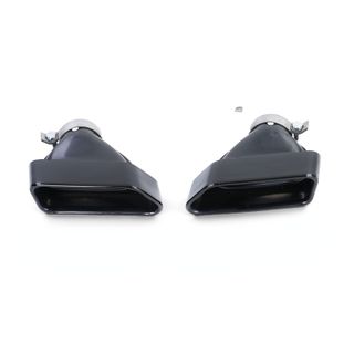 COLAS DE ESCAPE NEGRO BRILLANTE PARA BMW F10-F11 10-17