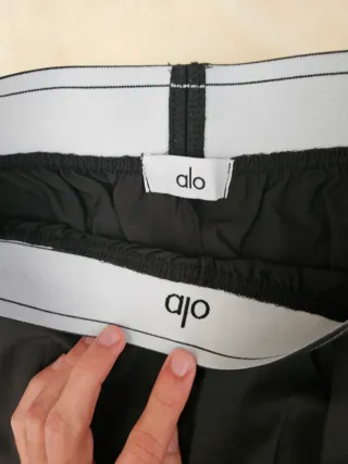 Pantalón Alo ancho deportivo negro