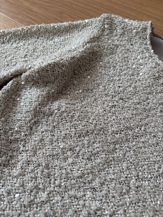 Jersey plata manga larga