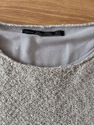 Jersey plata manga larga