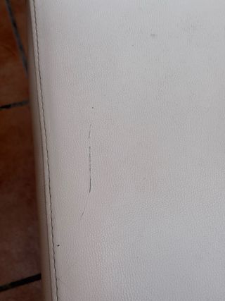 Silla Beige/Blanca para restaurar