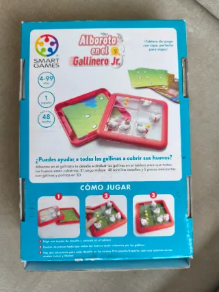 Juego Smart Games Alboroto en el Gallinero Jr.
