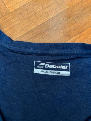 Camiseta Babolat Algodón Azul