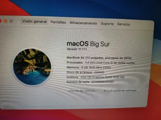 MacBook Air 13 A1466 Intel Core i5 4GB RAM