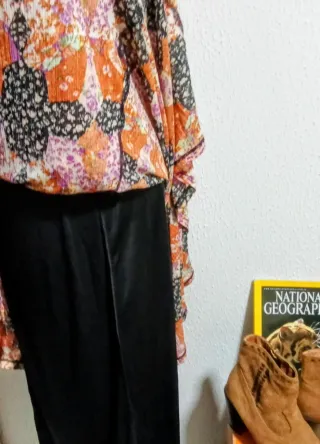 Vestido estampado largo T.L