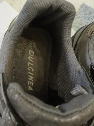 Scarpe Dulcinea con lacci grigio/argento