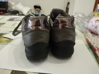 Scarpe Dulcinea con lacci grigio/argento