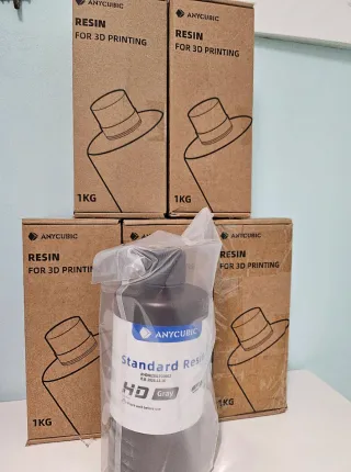 Lote 5KG Resina Anycubic Gris HD