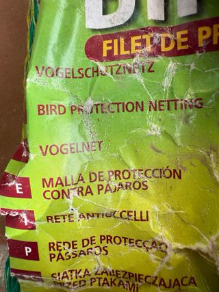 Malla Protección Pájaros 4x6m