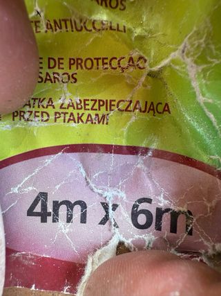 Malla Protección Pájaros 4x6m