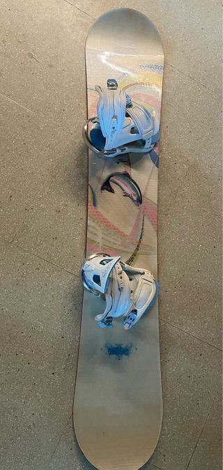 Tabla Snow con Fijaciones y Funda