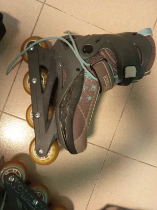 Patines en línea talla 40 + protecciones