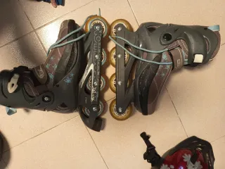 Patines en línea talla 40 + protecciones