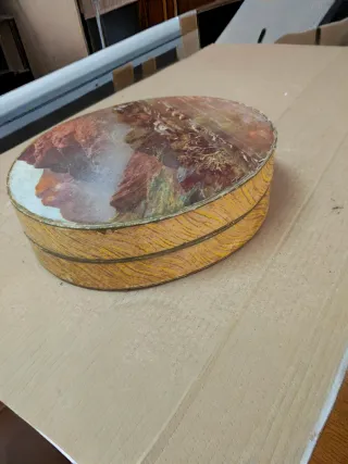 Caixa Vintage Paisagem Rio Montanhas