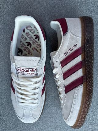 Adidas Spezial Beige/Rojo