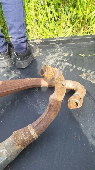 Tubo de escape de moto