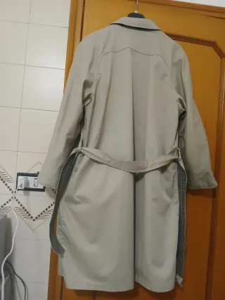 Trench uomo double face beige/marrone