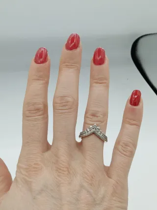 Anello Pandora Argento 925 Corona Misura 50