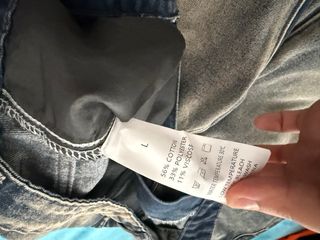 Pantalón vaquero desgastado talla L