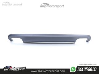 DIFUSOR TRASERO DOBLE IMPRIMADO PARA AUDI A5 8T SPORTBACK 2011-2017