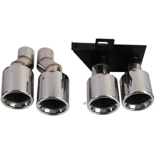 COLA + EMBELLECEDOR DE ESCAPE CON 4 SALIDAS LOOK-M PARA BMW F10/F11