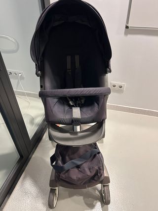 Silla de paseo Stokke Xplory Azul + Silla Grupo 0