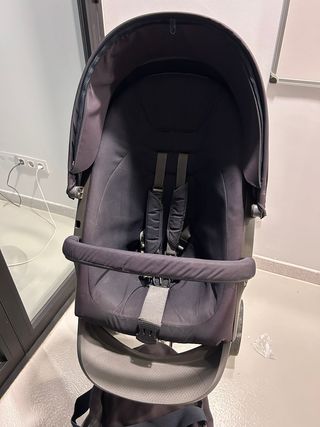 Silla de paseo Stokke Xplory Azul + Silla Grupo 0