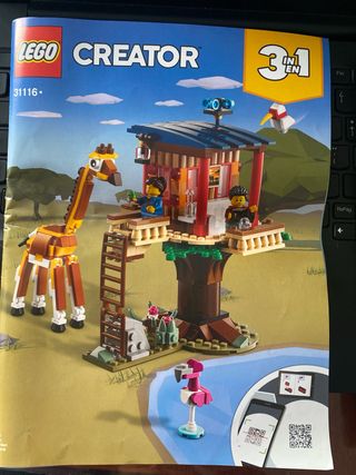 2 Legos LEGO Creator y 31116 con caja en forma de
