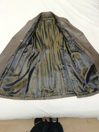 Abrigo de piel Caramelo 3/4.