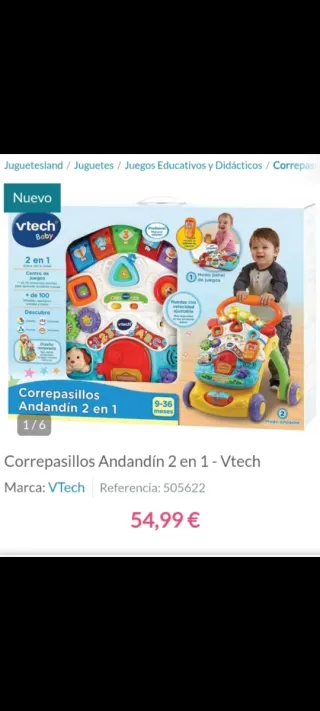 Andador Vtech Correpasillos 2 en 1