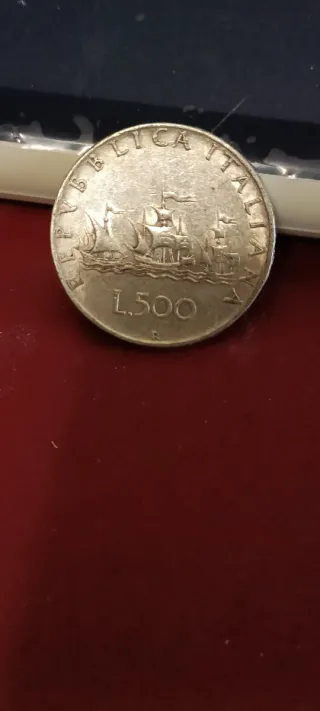 1  Moneta 500 Lire Le Caravelle 1958