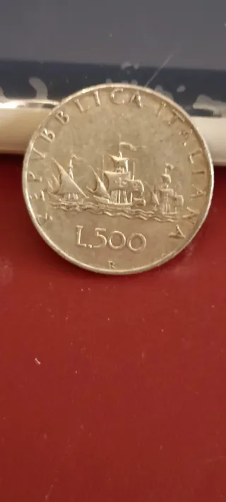 1  Moneta 500 Lire Le Caravelle 1958