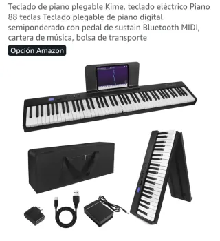 Teclado Piano Plegable 88 Teclas