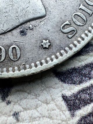 5 Pesetas 1890 *90