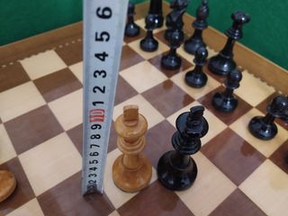 Piezas de ajedrez de madera